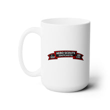 Load image into Gallery viewer, White Ceramic Mug 15oz - Army - C Co 16th Cavalry Regiment Aero Scouts - Vietnam - SCROLL X 300