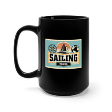 Load image into Gallery viewer, Black Mug 15oz - Sailing Tours x 300