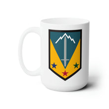 Load image into Gallery viewer, White Ceramic Mug 15oz - Army - 3rd Maneuver Enhancement Bde - SSI wo Txt