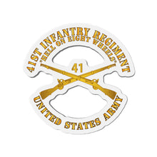 Load image into Gallery viewer, Die-Cut Magnets - Army - 41st Infantry - Hell on 8 Wheels w Infantry Br
