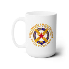 Load image into Gallery viewer, White Ceramic Mug 15oz - Army - 1st Squadron, 303rd Armored Cavalry Regiment - DUI - Always Ready and Fearless - US Army X 300