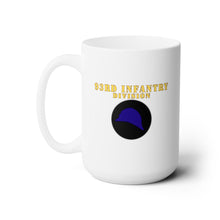 Load image into Gallery viewer, White Mug 15oz -Army - 93rd Infantry Div X 300 - Hat