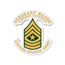 Load image into Gallery viewer, Die-Cut Magnets -SSI -Army - Sergeant Major - SGM - Flat X 300
