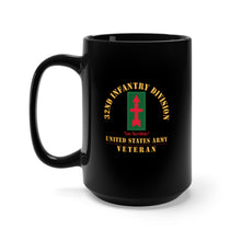 Load image into Gallery viewer, Black Mug 15oz - Army - SSI - 32nd Infantry Division - Les Terribles - US Army Veteran X 300