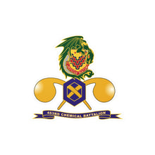 Load image into Gallery viewer, Kiss-Cut Vinyl Decals - Army - 453rd Chemical Battalion w Br - Ribbon