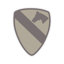 Load image into Gallery viewer, Kiss-Cut Stickers - SSI - 1st Cavalry Division - Subdued Desert