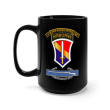Load image into Gallery viewer, Black Mug 15oz - SSI - Vietnam - 1st Field Force - E-20 Inf w CIB