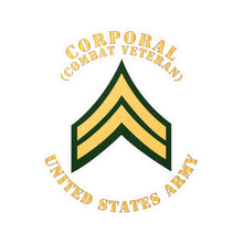 Load image into Gallery viewer, Kiss-Cut Vinyl Decals - Army - Corporal - CPL - Combat Veteran - Flat X 300
