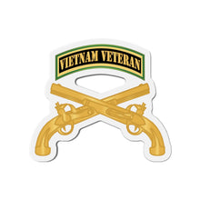 Load image into Gallery viewer, Die-Cut Magnets - Army - Vietnam Veteran Tab - Gold - Military Police w Br X 300