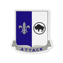 Load image into Gallery viewer, Die-Cut Magnets - Army - 371st Infantry Regiment - DUI (V0) wo Txt