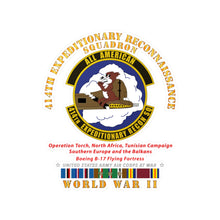 Load image into Gallery viewer, Kiss-Cut Vinyl Decals - Army - 414th Expeditionary Reconnaissance Squadron - AAC w  WWII  EU SVC
