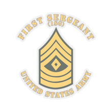 Load image into Gallery viewer, Kiss-Cut Stickers - Army - First Sergeant - 1SG - Flat X 300