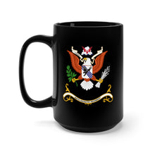 Load image into Gallery viewer, Black Mug 15oz - Army - Regimental Colors - 505th Infantry Regiment - H-MINUS X 300