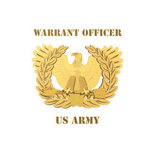 Load image into Gallery viewer, Kiss-Cut Vinyl Decals - Army - Emblem - Warrant Officer