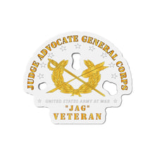 Load image into Gallery viewer, Die-Cut Magnets - JAG Branch Veteran