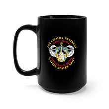 Load image into Gallery viewer, Black Mug 15oz - Army - Air Assault - 7th Cav - IA Drang