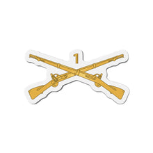 Load image into Gallery viewer, Die-Cut Magnets -SSI -Army - 1st Infantry Regiment Branch - wo Txt X 300