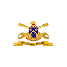 Load image into Gallery viewer, Kiss-Cut Vinyl Decals - Army - 117th Cavalry Regiment w Br - Ribbon