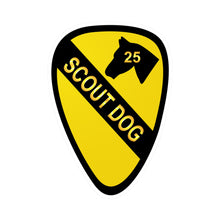 Load image into Gallery viewer, Kiss-Cut Vinyl Decals - Army - 25th Scout Dog Platoon 1st Cav wo Txt