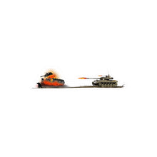 Load image into Gallery viewer, Kiss-Cut Vinyl Decals - Army - WWII - Tank - M18 HellCat Killing - German Panzer Exploding