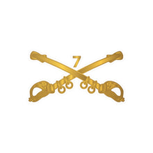 Load image into Gallery viewer, Kiss-Cut Vinyl Decals - Army - 7th Cavalry Branch wo Txt X 300
