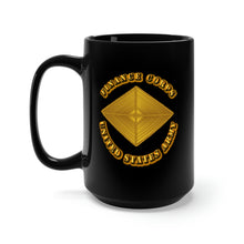 Load image into Gallery viewer, Black Mug 15oz - Army - Finance Corps