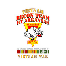 Load image into Gallery viewer, Kiss-Cut Vinyl Decals - RECON TEAM - Recon Team - RT Arkansas - Razor - Vietnam War w VN SVC