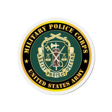 Load image into Gallery viewer, Die-Cut Magnets - Army - Military Police Corps Regimental Crest - United States Army X 300