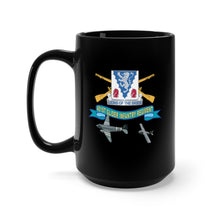 Load image into Gallery viewer, Black Mug 15oz - Army - 401st Glider Infantry Regiment - DUI w Towed Glider w Br - Ribbon X 300