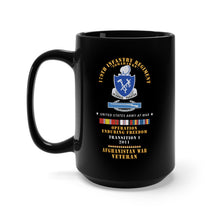Load image into Gallery viewer, Black Mug 15oz - 179th Infantry Regiment - Tomahawks - Afghanistan - TRANSITION I - 2011 w CIB - OIF - AFGHAN SVC X 300