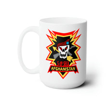 Load image into Gallery viewer, White Ceramic Mug 15oz - SOF - 5th Bn 19th SFG - Afghanistan