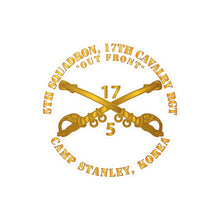Load image into Gallery viewer, Kiss-Cut Vinyl Decals - Army - 5th Sqn 17th Cavalry Regiment - Camp Stanley, Korea
