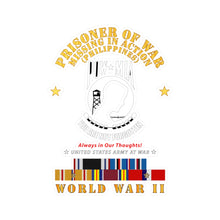 Load image into Gallery viewer, Kiss-Cut Vinyl Decals - Army - POW - MIA - Phil - Thoughts w WWII POW SVC