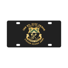 Load image into Gallery viewer, 3rd Bn, 81st Armor - Royal Lions - DUI X 300 Classic License Plate