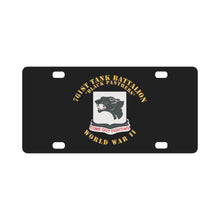 Load image into Gallery viewer, Army - 761st Tank Battalion - Black Panthers - WWII Classic License Plate