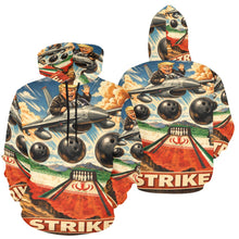 Load image into Gallery viewer, Donald Trump 'Bowling with Iran' Men's All Over Print Hoodie (USA Size) (Model H13)