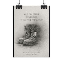 Load image into Gallery viewer, Posters - Old Soldiers Never Die