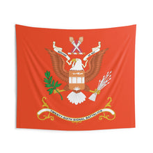 Load image into Gallery viewer, Indoor Wall Tapestries - 26th Signal Battalion - WEATHER OR NOT, Battalion Colors Tapestry