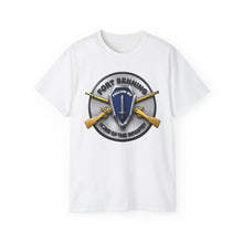 Load image into Gallery viewer, T‑Shirt — 3D Enhanced - Fort Benning - Follow Me - Home of the infantry Emblem
