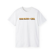Load image into Gallery viewer, Unisex Ultra Cotton Tee - God Bless the USA - 3D - enhanced