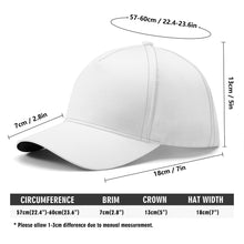 Load image into Gallery viewer, All-over Print Baseball Cap - Bright Blue Beach Tropical Flowers