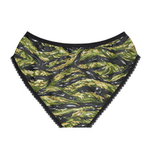 Load image into Gallery viewer, Women's Briefs (AOP) - Vienam Tiger Stripe Hydrographic pattern