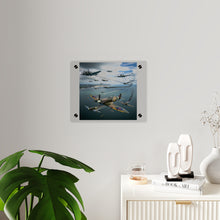 Load image into Gallery viewer, Acrylic Wall Art Panel - British and German aircraft during the Battle of Britain
