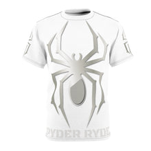 Load image into Gallery viewer, Unisex Cut & Sew Tee (AOP) - Spyder Ryder - Three Wheel Motion - White