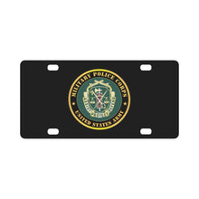 Load image into Gallery viewer, Army - Military Police Corps Regimental Crest - United States Army X 300 Classic License Plate
