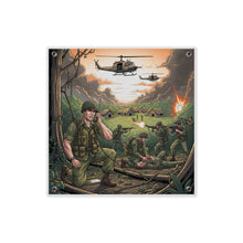 Load image into Gallery viewer, Acrylic Wall Art Panel - Vietnam Patrol Fire Fight Requesting Medevac