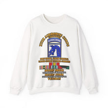 Load image into Gallery viewer, Crewneck Sweatshirt - XVIII Airborne Corps Desert Storm Ribbons - 3D - Transparent