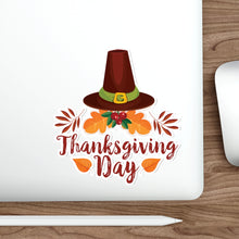 Load image into Gallery viewer, Die-Cut Stickers - Thanksgiving Day - Happy Thanksgiving Day