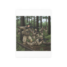 Load image into Gallery viewer, Indoor and Outdoor Silk Posters - Special Forces training at McKall