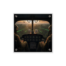 Load image into Gallery viewer, Acrylic Wall Art Panel - Pilots View Hot LZ - Vietnam